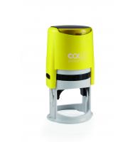 Оснастка для круглой печати Colop D40 с крышкой, неоновый  лимон