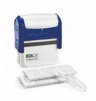 Самонаборный штамп Colop Printer 50 Set-F, 69*30 мм, без рамки-8 строк, с рамкой-6 строк